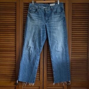 AG Adriano Goldschmied Cropped Denim Jeans